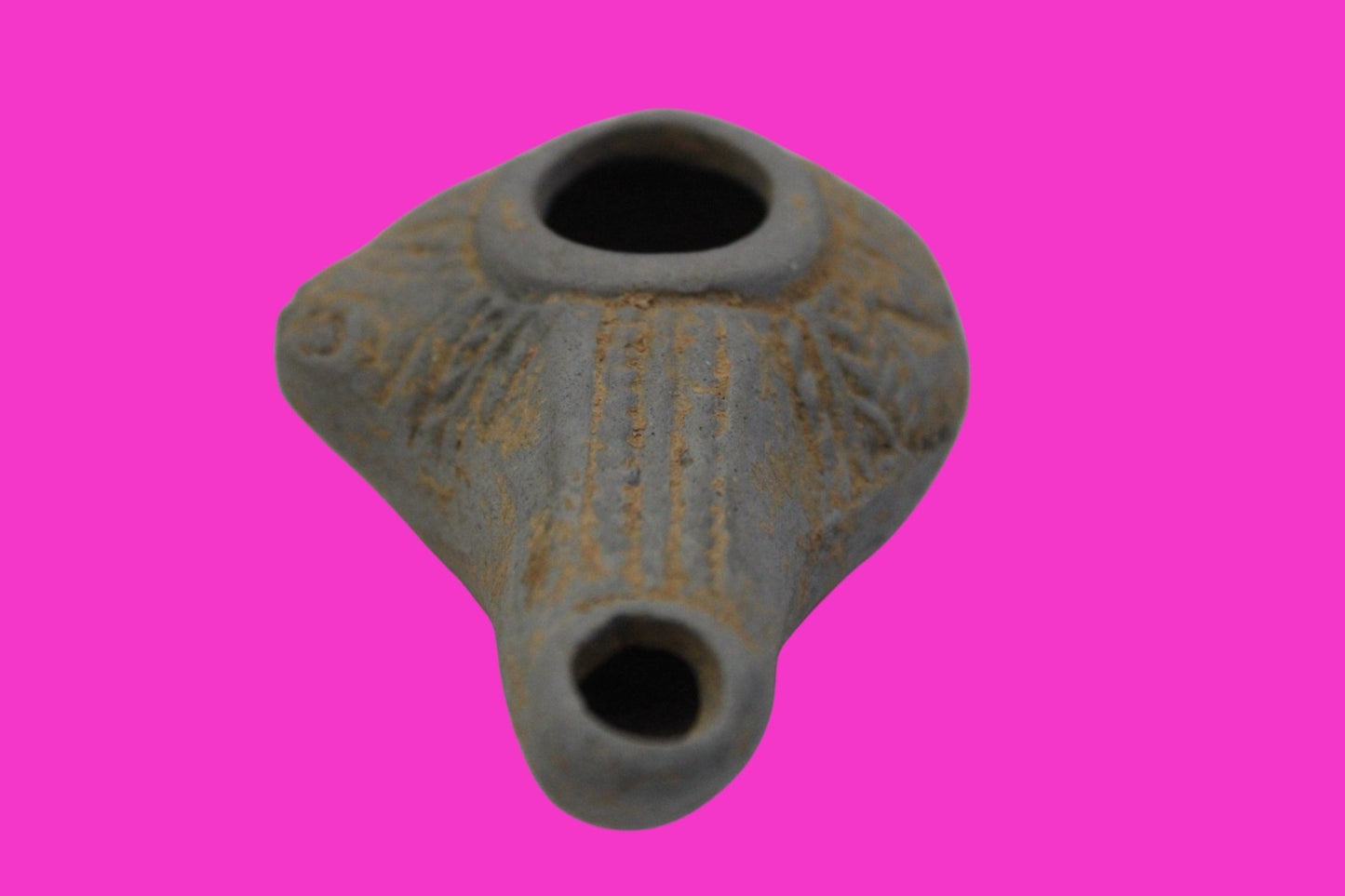 Ancient Holy Land Oil Lamp Artifact From Jesus Christ Home Land 100-500AD COA 68