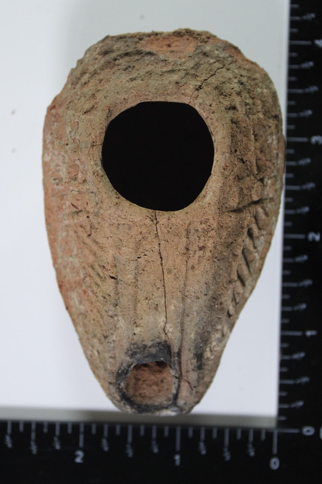 Oil Lamp Holy Land Ancient Artifact Jesus Christ Home Israel 300-600 AD COA 78