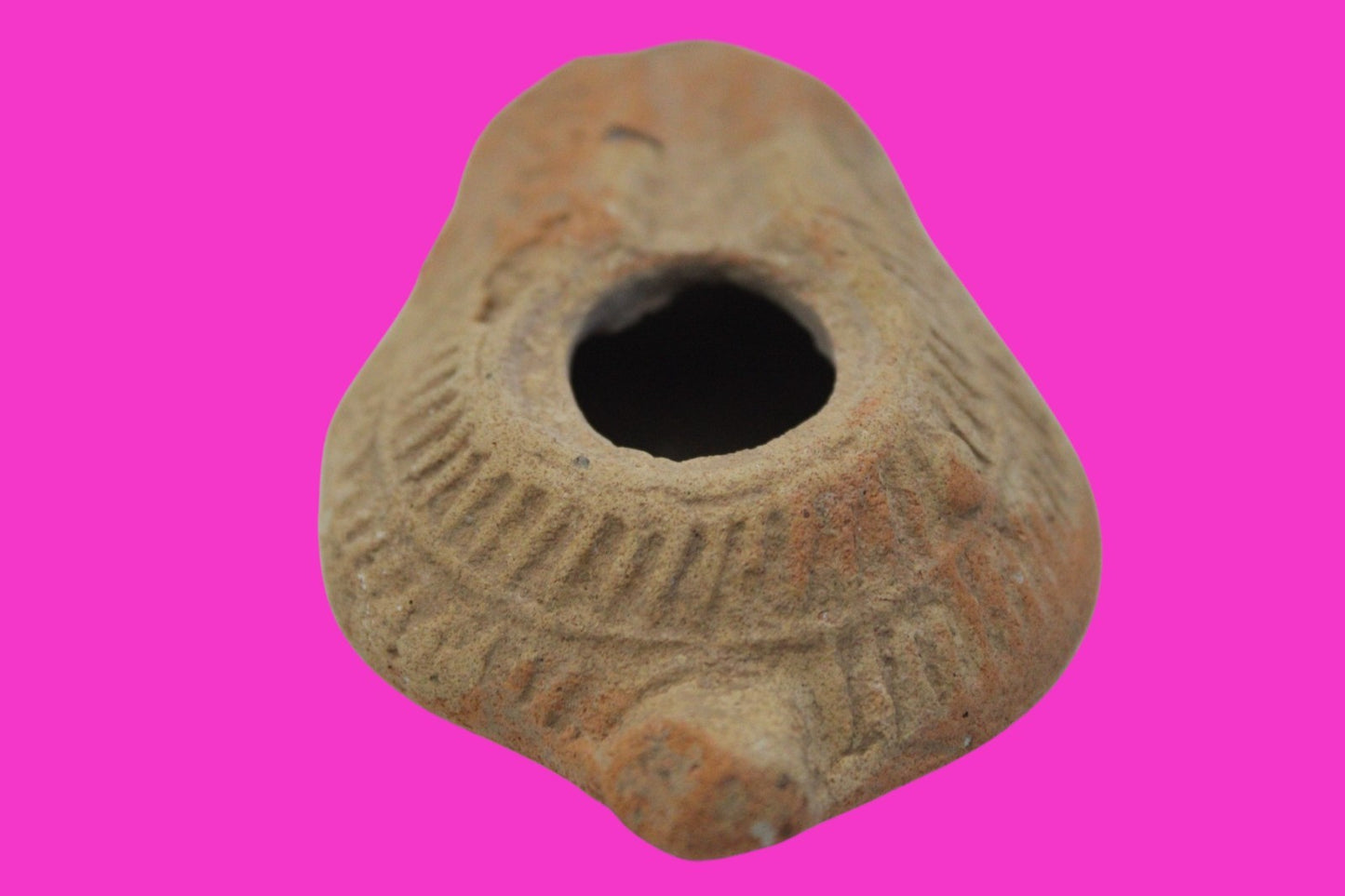Ancient Holy Land Oil Lamp Artifact From Jesus Christ Home Land 100-500AD COA 66