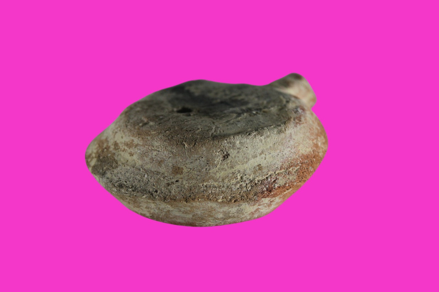 Ancient Holy Land Oil Lamp Artifact 3 Crosses Jesus Christ Home 400-500AD COA 29