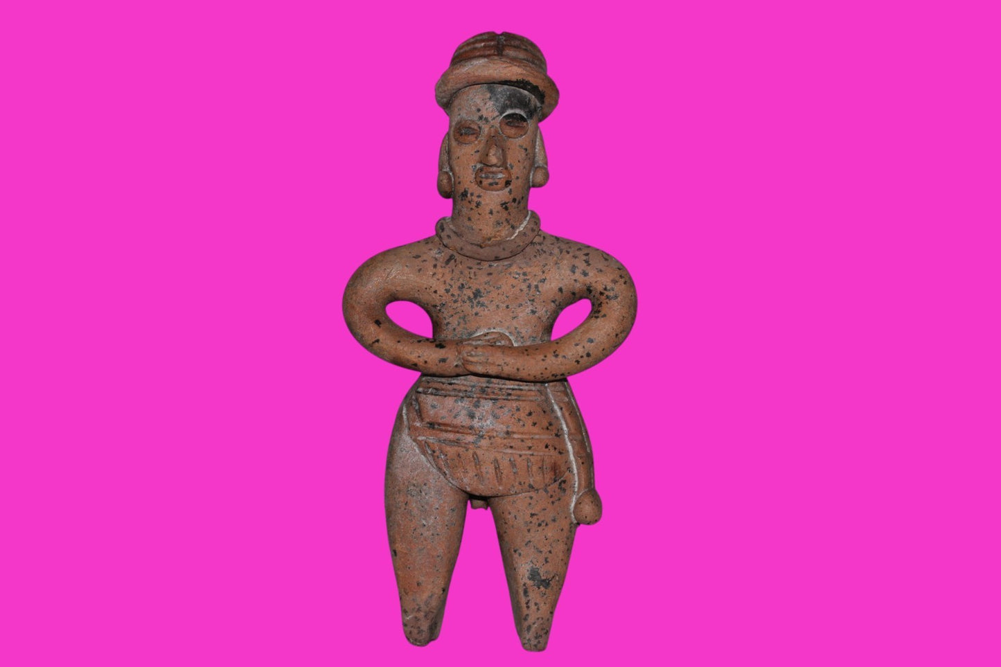 Pre Columbian Artifact Authentic Tomb Figure Colima Mexico 100BC - 250AD COA 212