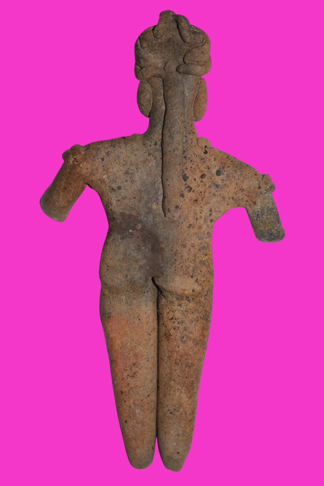 Pre Columbian Artifact 6 Inch Female Tomb Figure Colima Mexico 100 BC COA 242