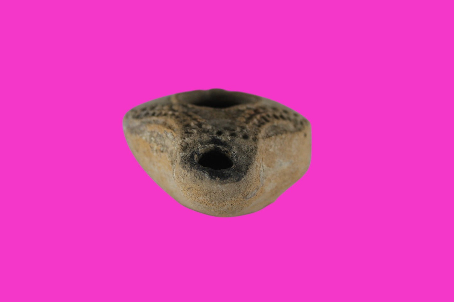 Holy Land Oil Lamp Ancient Artifact Jesus Christ Homeland 100BC-400AD COA 20