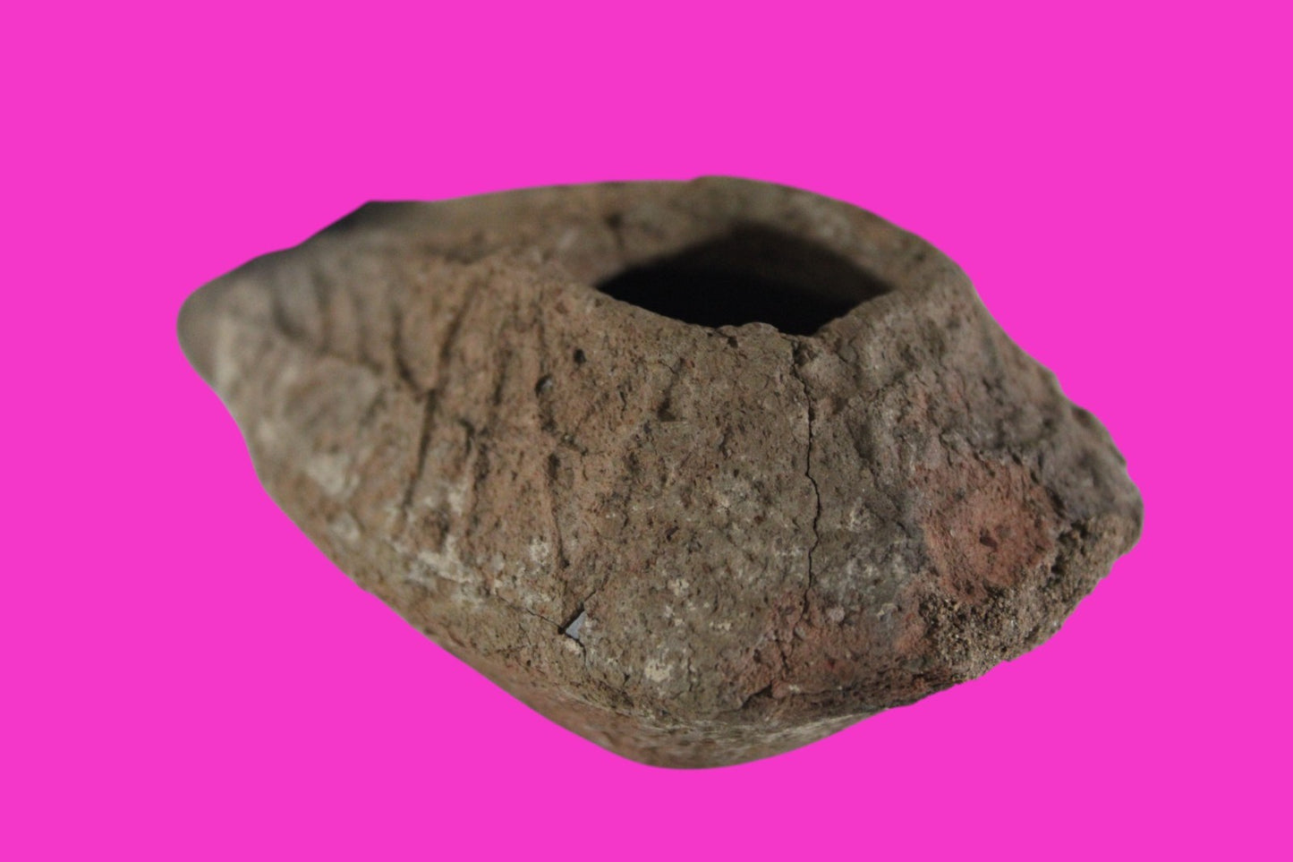 Oil Lamp Holy Land Ancient Artifact Jesus Christ Home Israel 300-600 AD COA 78