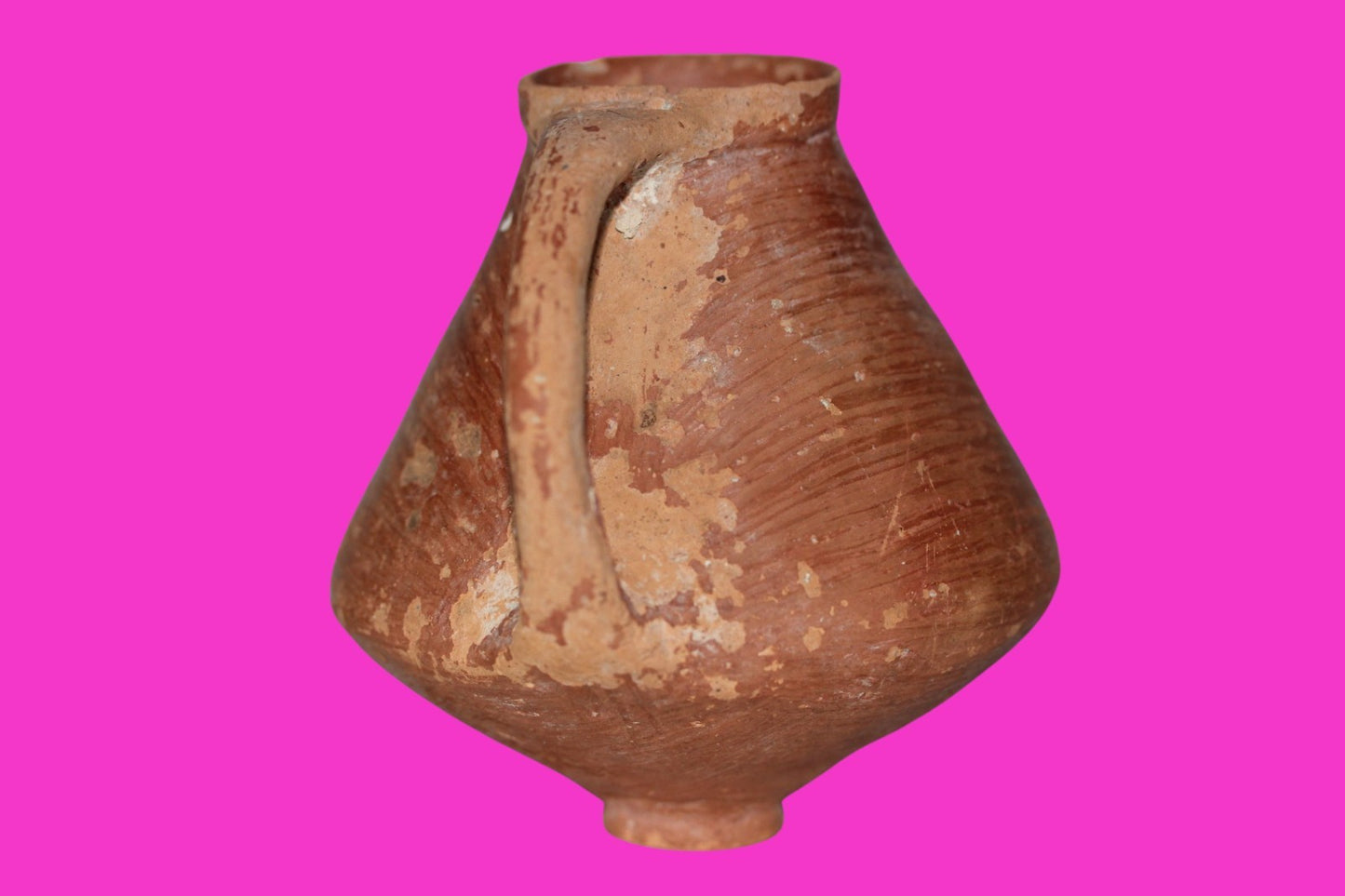 Holy Land Artifact Ancient From Time of Jesus Christ Jug 100BC-200AD COA J134