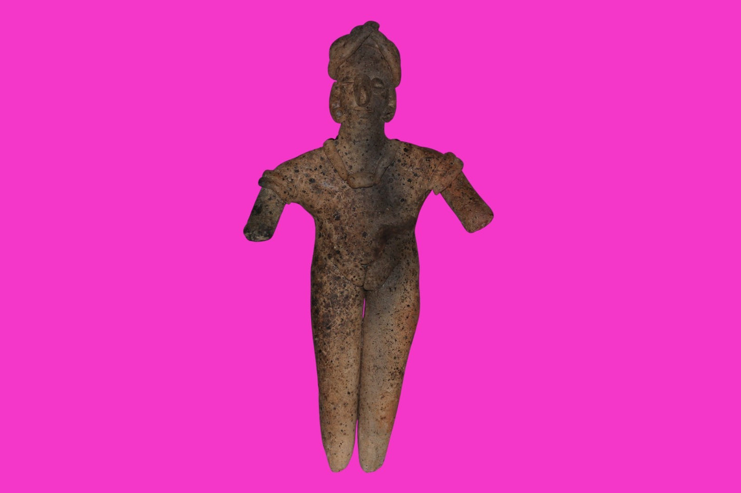 Pre Columbian Artifact 6 Inch Female Tomb Figure Colima Mexico 100 BC COA 242