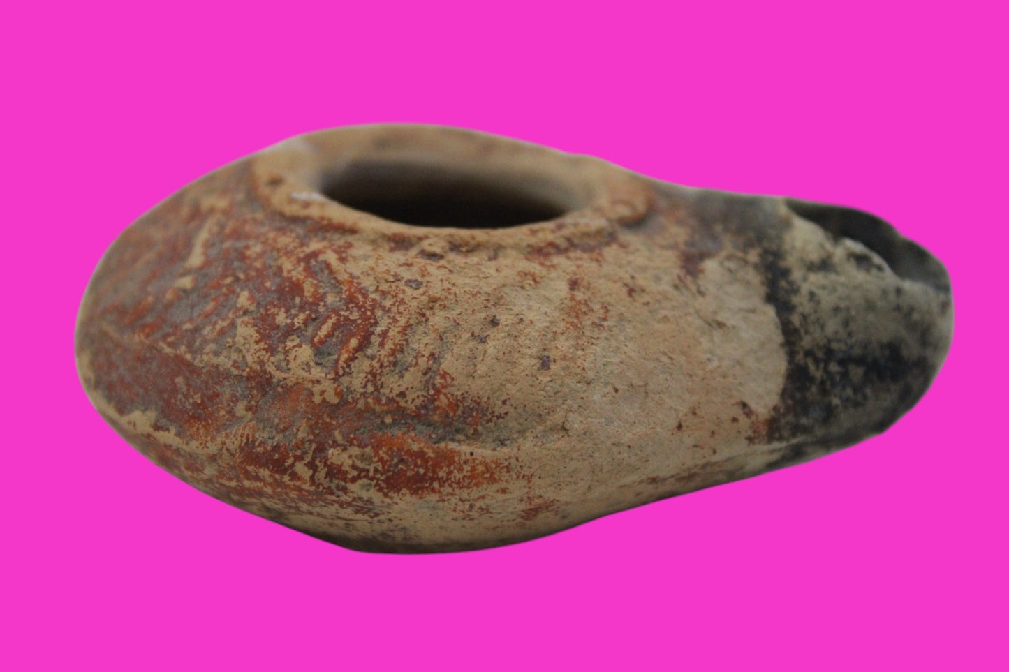 Ancient Holy Land Oil Lamp Artifact From Jesus Christ Home Land 100-500AD COA 59