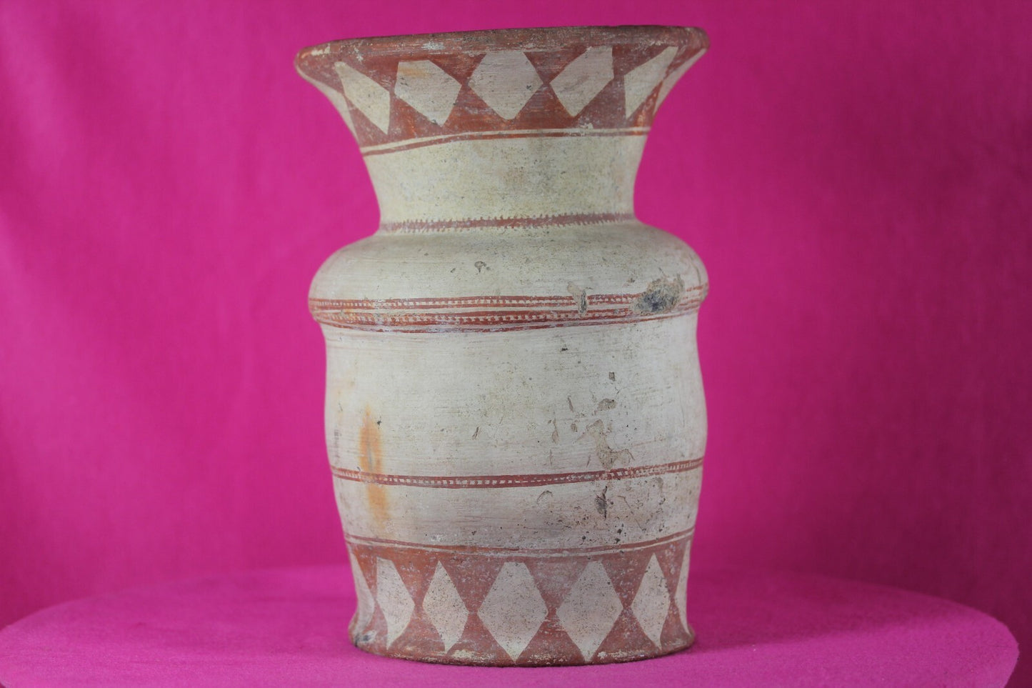 Large Ban Chiang Thailand Artifact Very Rare Pottery Jar 300-200 BC COA T122