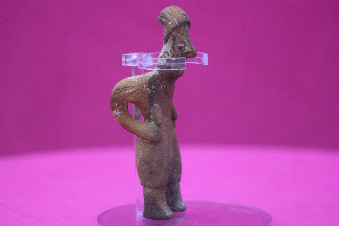 Pre Columbian Artifact Authentic Rare Grandma Tomb Figure Colima Mexico  COA 145