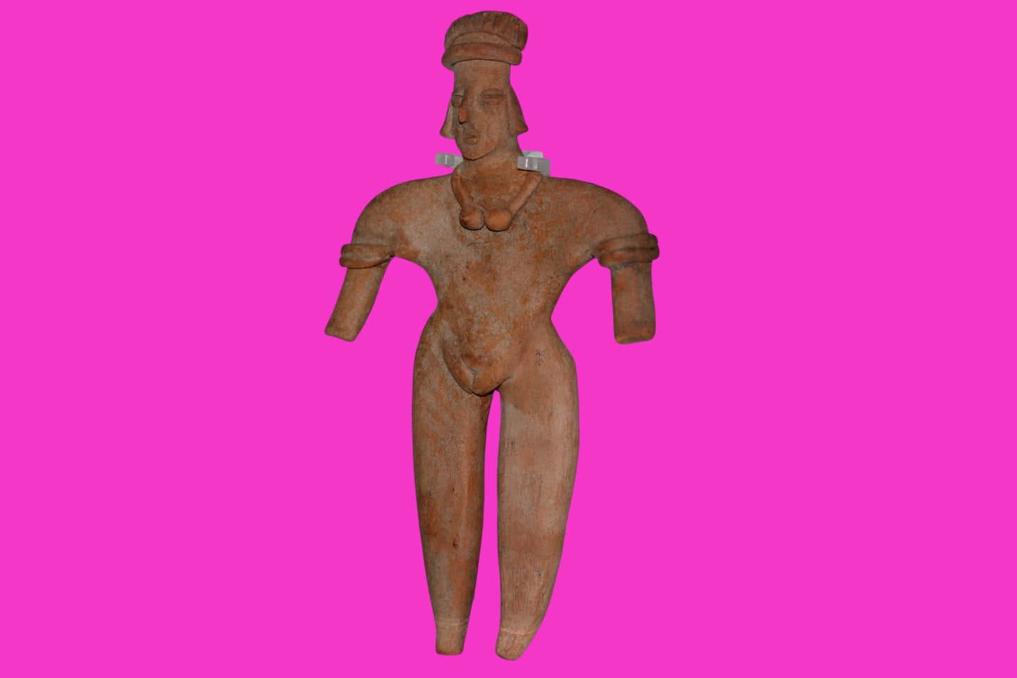 Pre Columbian Artifact 7 Inch Female Tomb Figure Colima Mexico 100 BC COA 240