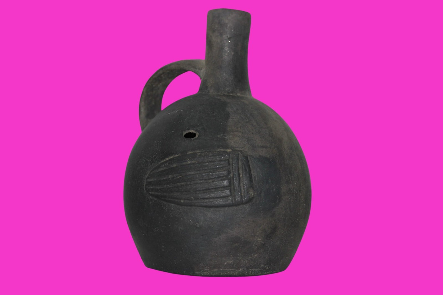 Pre Columbian Artifact Authentic Inca Water Vessle 1425 to 1500 AD Peru COA 219