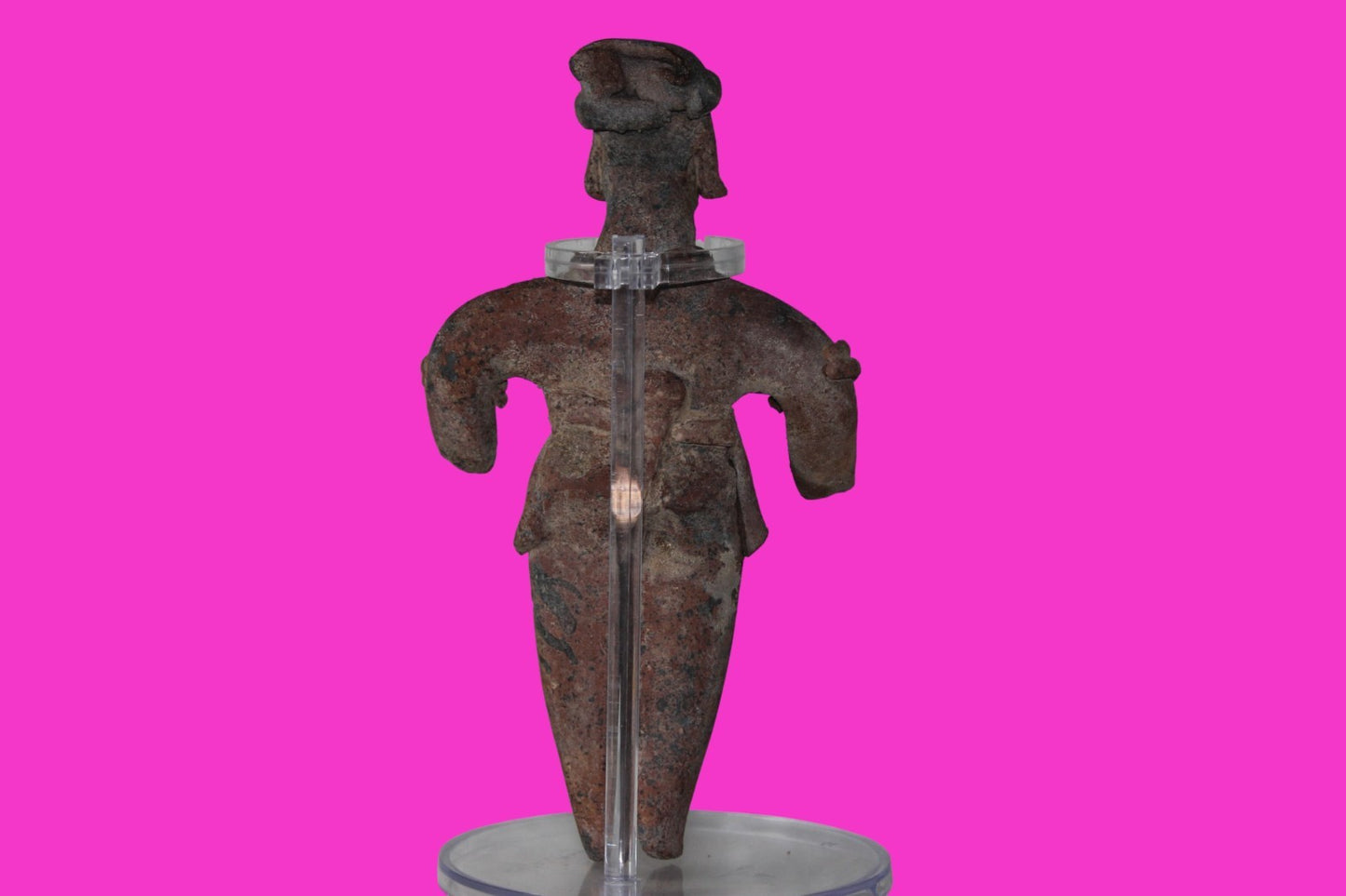 Pre Columbian Artifact 6 inch Male Shaft Tomb Figure Colima Mexico 100BC COA 265