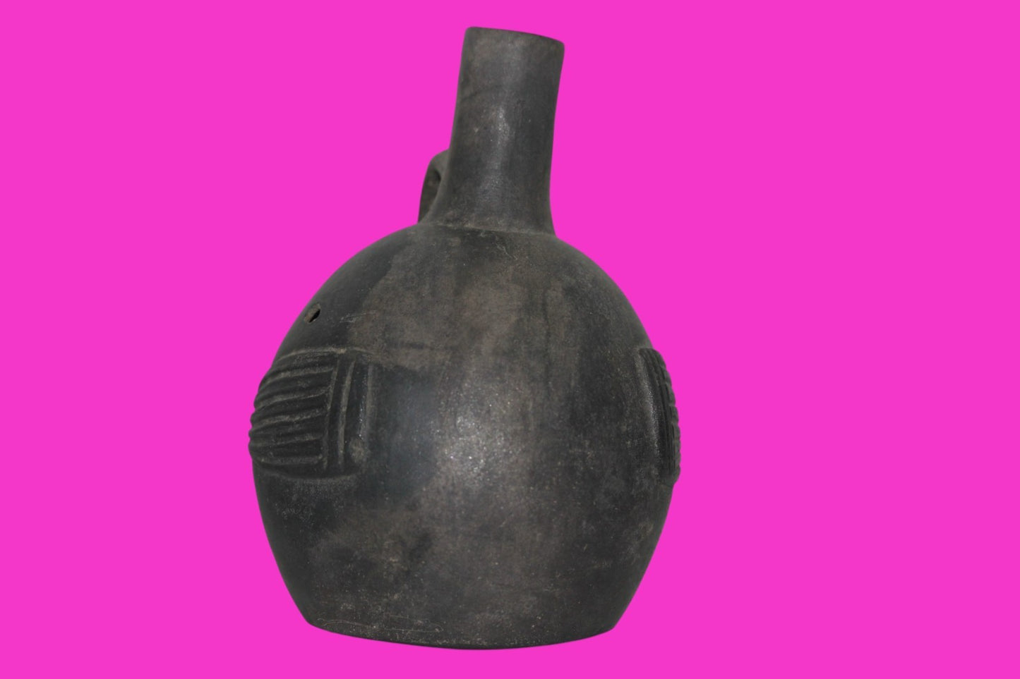 Pre Columbian Artifact Authentic Inca Water Vessle 1425 to 1500 AD Peru COA 219