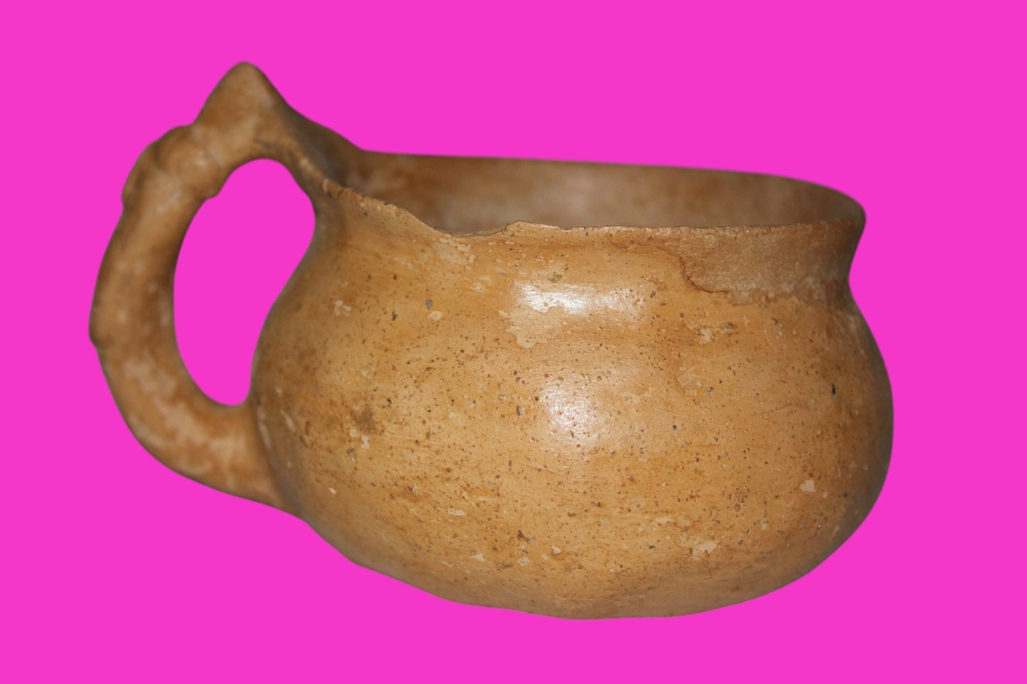 Time of Abraham Holy Land Artifact Ancient 4000 Year Old Cup 2000 BC COA J117