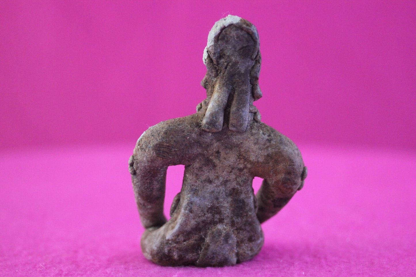 Pre Columbian Artifact Authentic Rare Seated Tomb Figure Colima Mexico COA 179