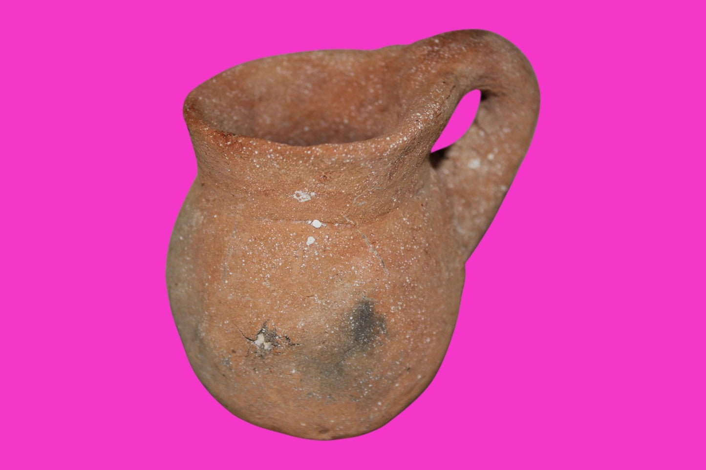 Ancient Holy Land Artifact Time Of Abraham Cup Jesus Christ Home 2000 BC COA 22
