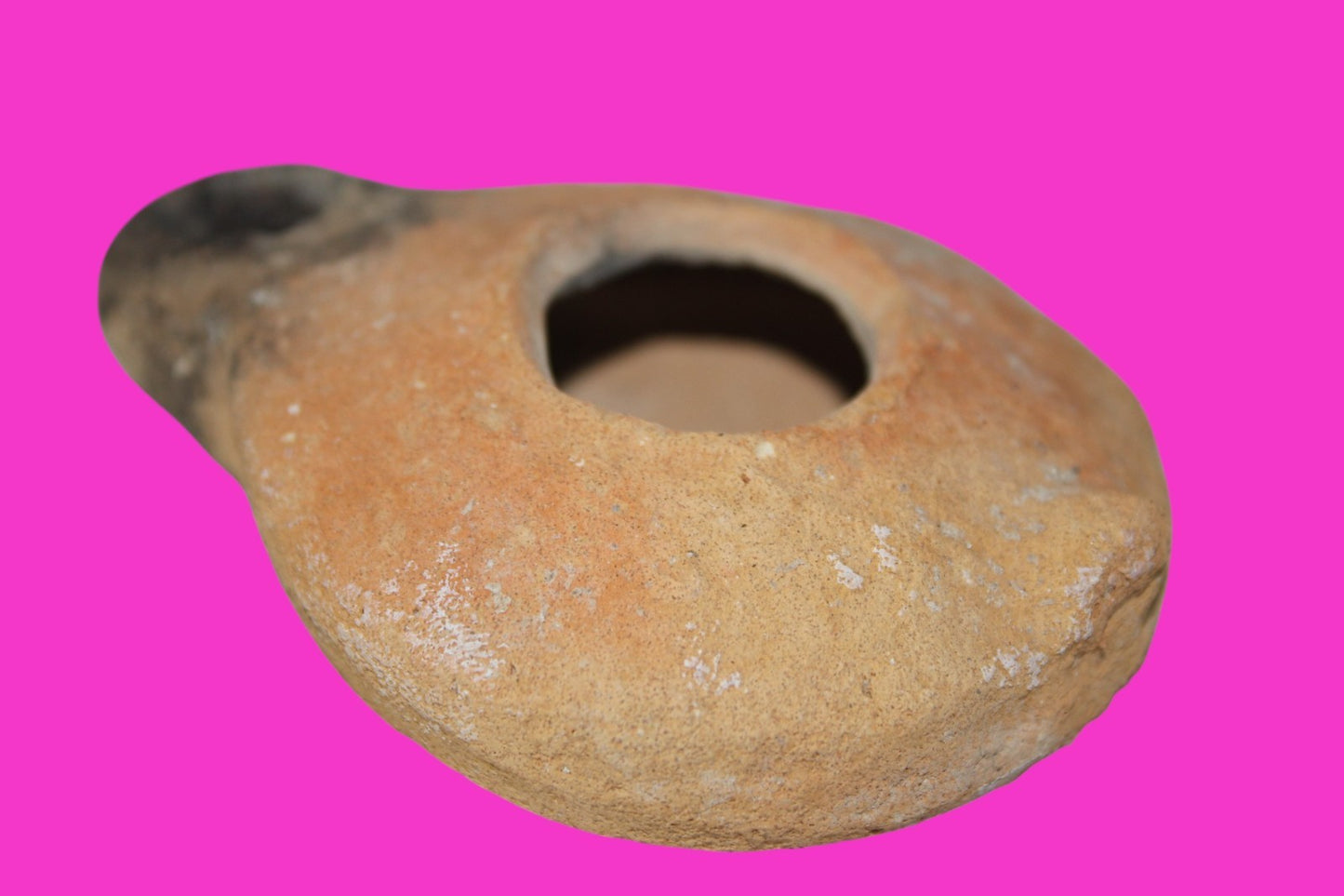 Ancient Holy Land Oil Lamp Artifact Jesus Christ Home Land 100BC-100AD COA 48