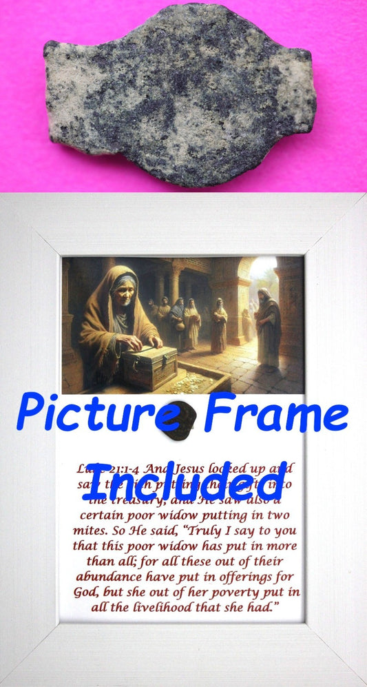 Widows Mite Coin Holy Land Artifact Free Display Frame Jesus Christ Lifetime 134