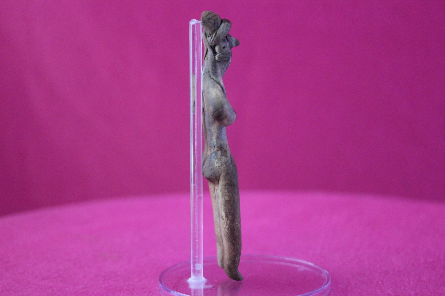 Pre Columbian Artifact Authentic Pretty Lady Tomb Figure Colima Mexico COA 204