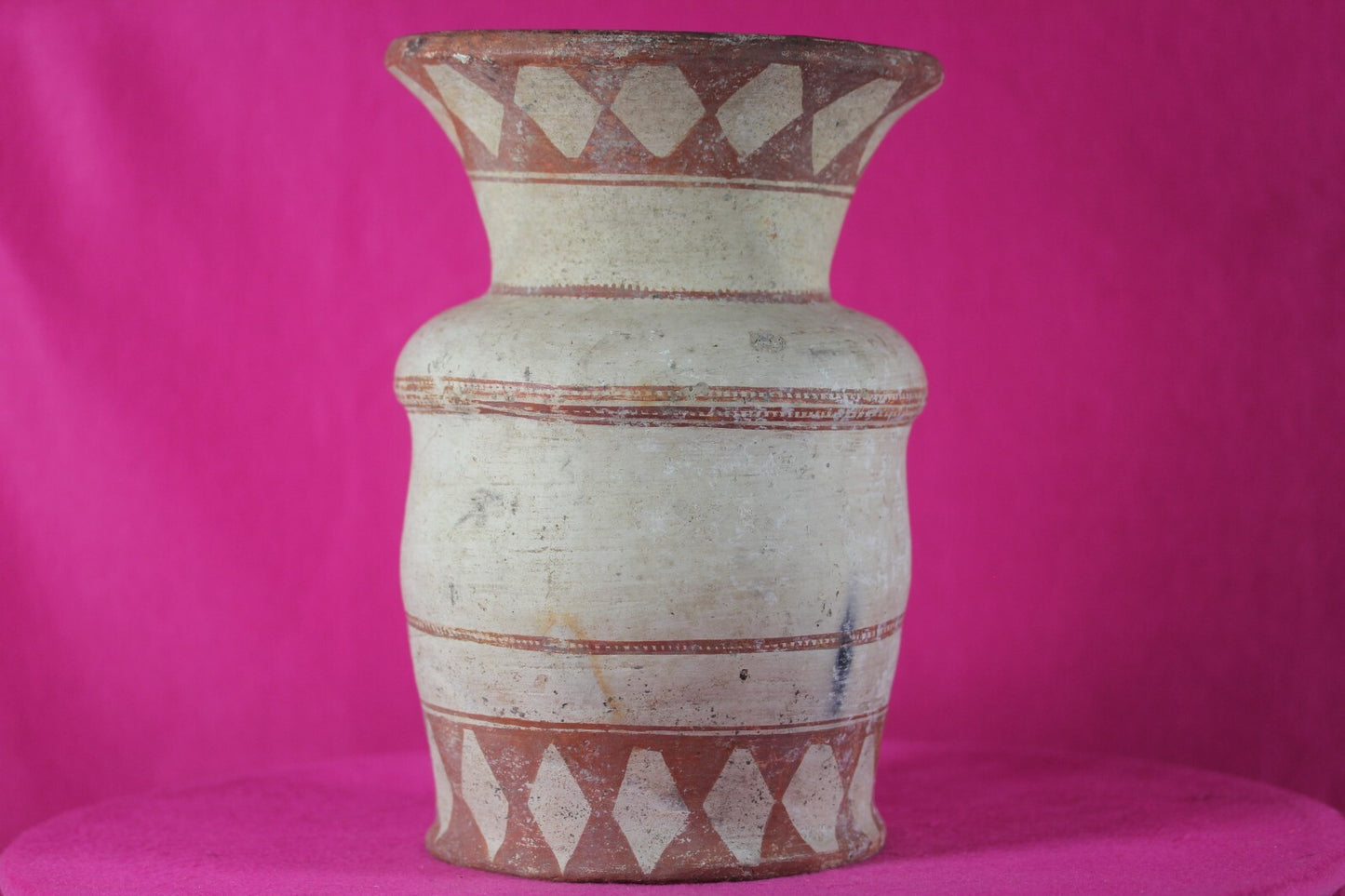 Large Ban Chiang Thailand Artifact Very Rare Pottery Jar 300-200 BC COA T122