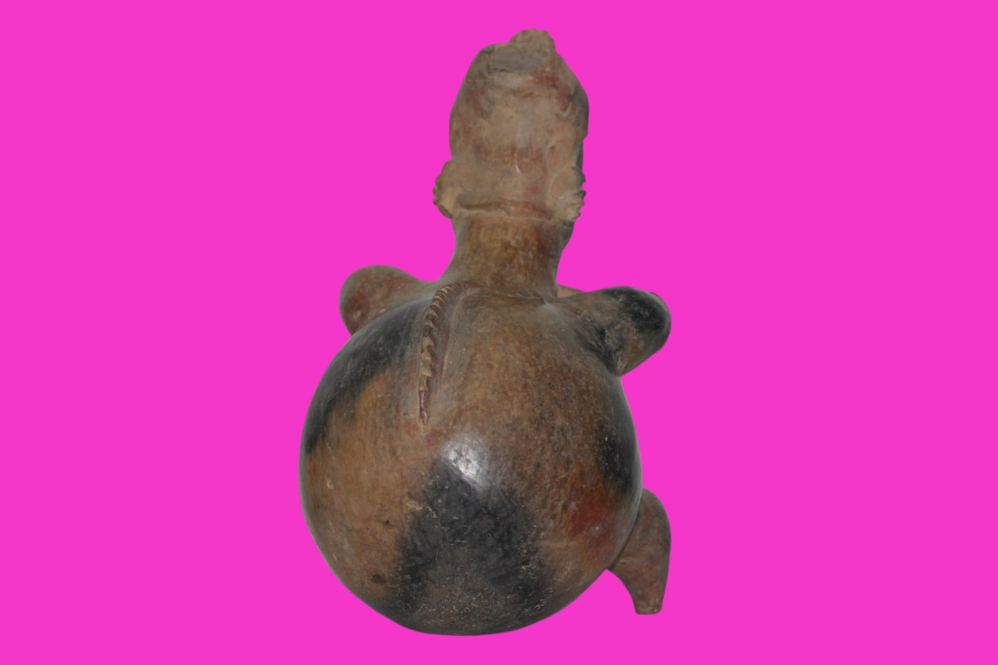 Pre Columbian Artifact Authentic Bloated Figure Jalisco Mexico 300 BC COA 218