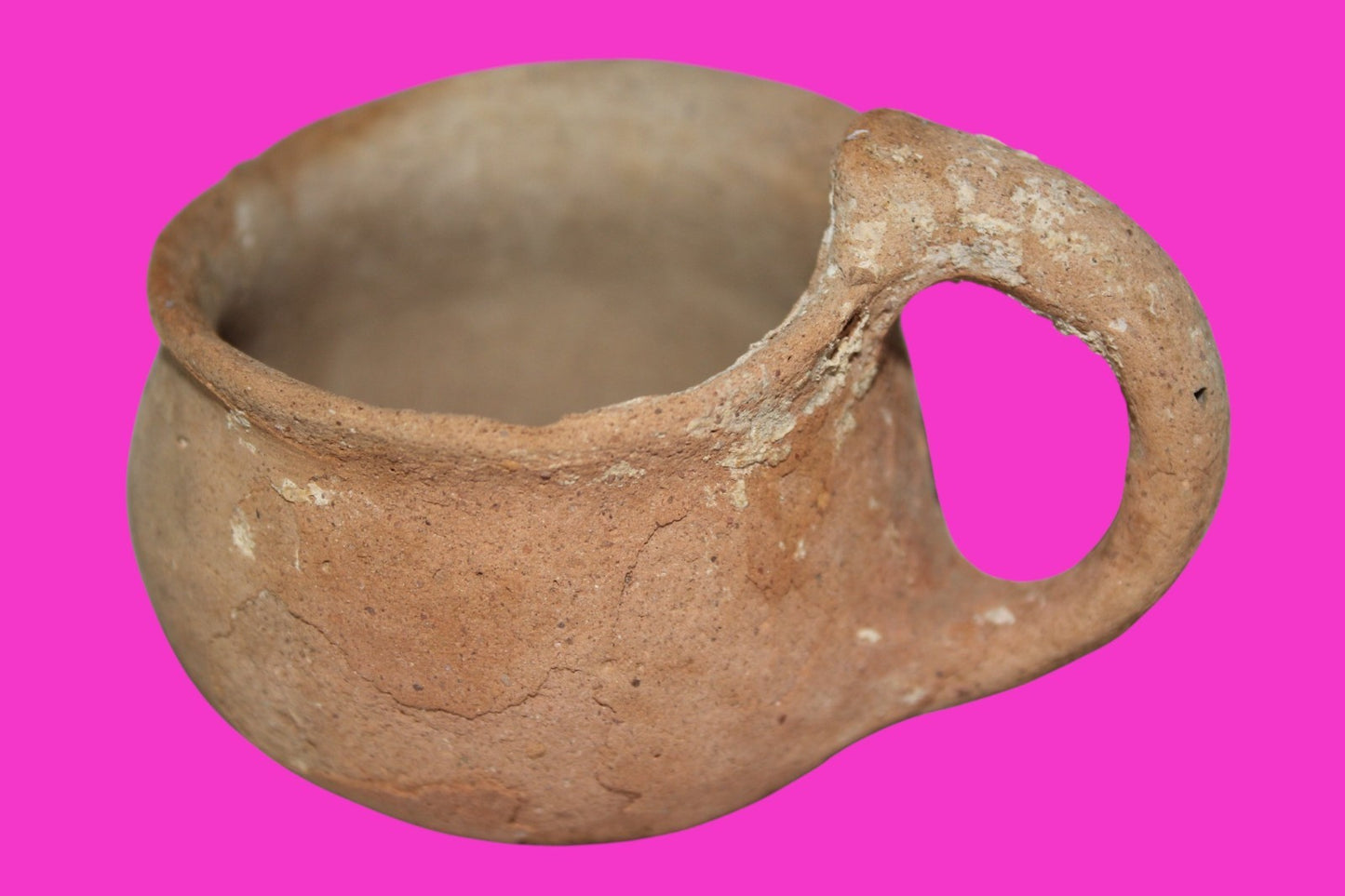Time Of Abraham Holy Land Artifact Ancient 4000 Year Old Cup 2000 BC COA 23