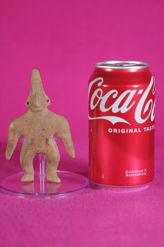Authentic Pre Columbian Artifact Archaic Tomb Figure Colima Mexico 200BC COA T14