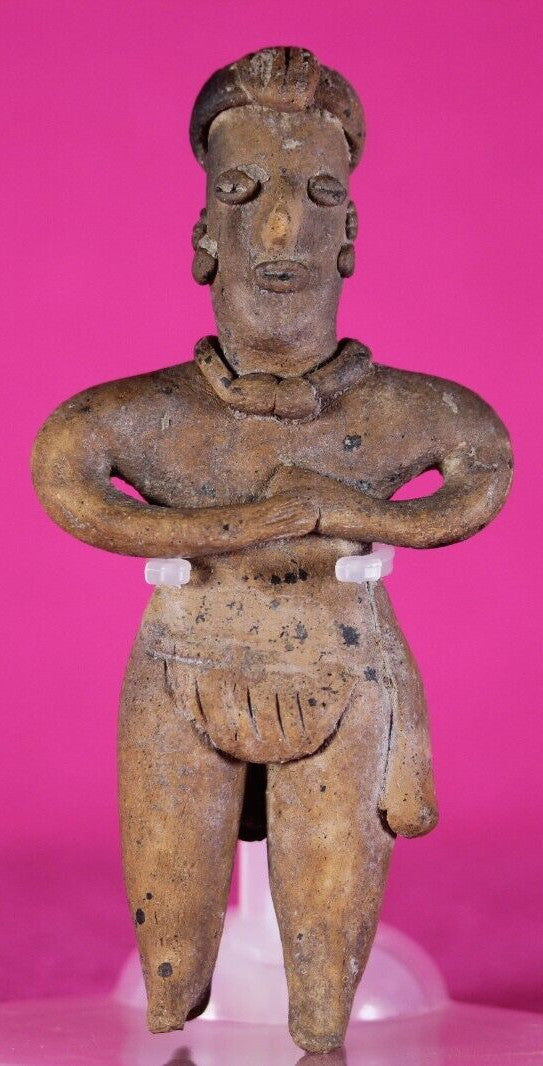 Pre Columbian Artifact Colima Figure Mexico 300BC-300AD Certified COA J73