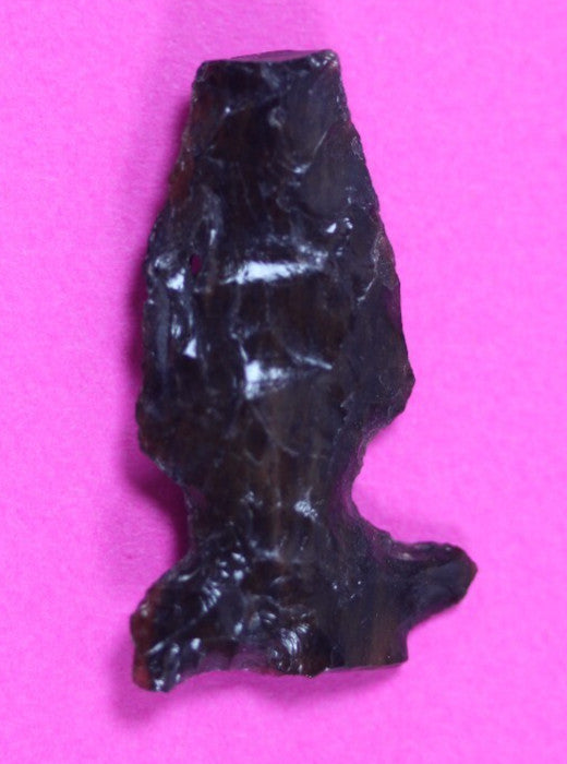 Pre Columbian Artifact Authentic Aztec Arrowhead Battle of Mexico City COA 77