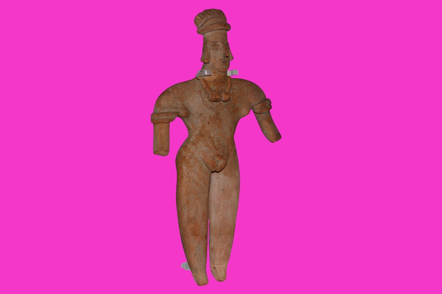 Pre Columbian Artifact 7 Inch Female Tomb Figure Colima Mexico 100 BC COA 240