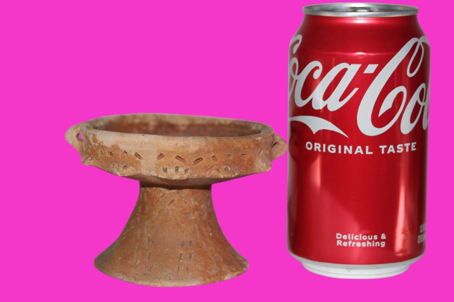 Pre Columbian Artifact Authentic Rattle Bowl Watershed Region Costa Rica COA J87