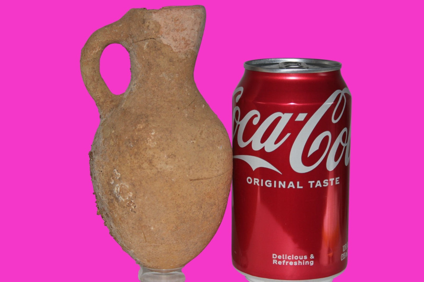 Ancient Holy Land Artifact King David Era Jug Land of Jesus Christ 1000 BC COA 8