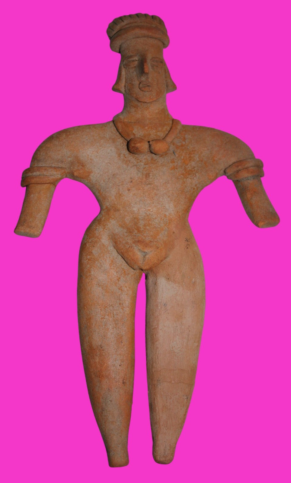 Pre Columbian Artifact 7 Inch Female Tomb Figure Colima Mexico 100 BC COA 240