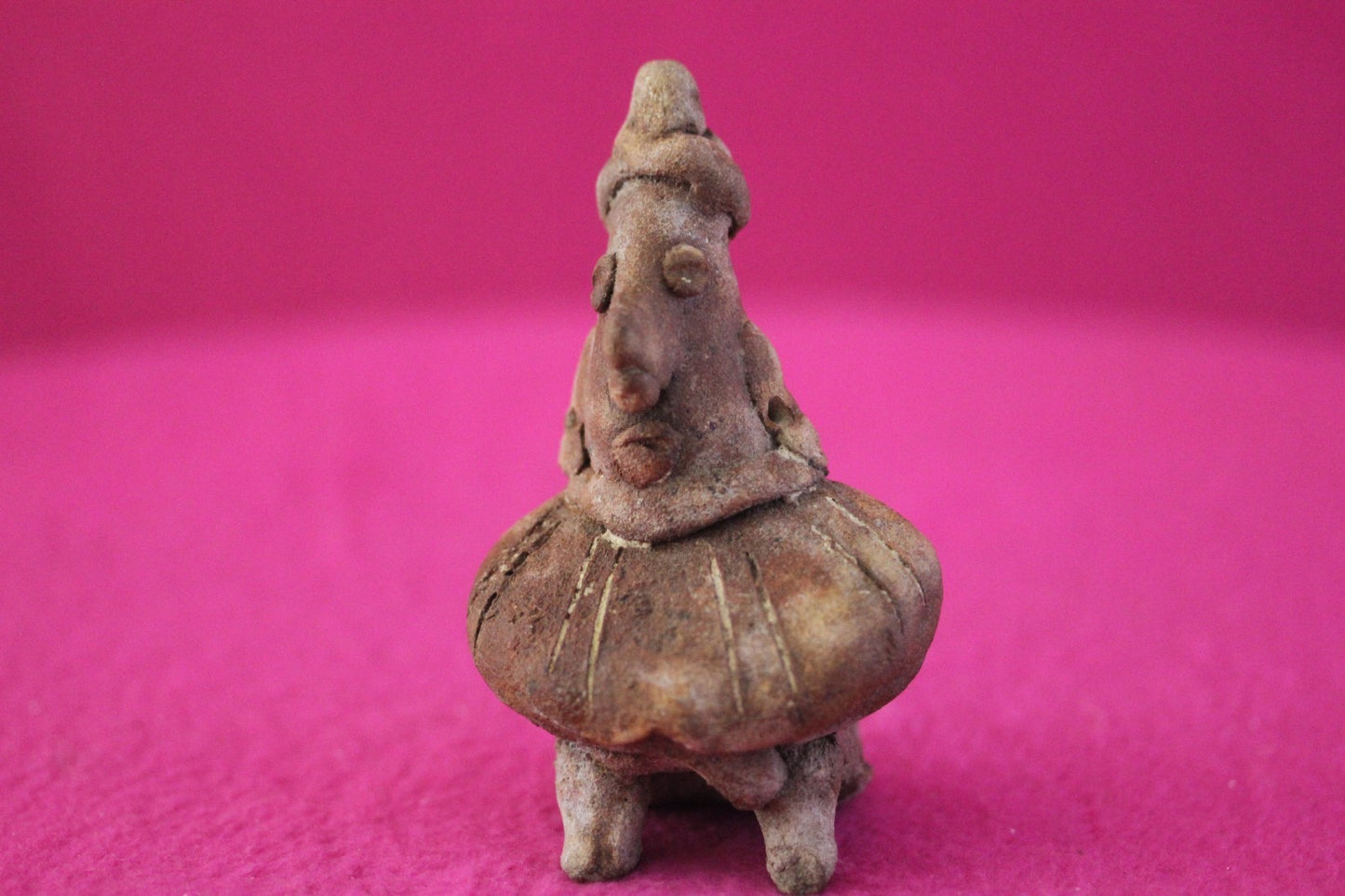 Pre Columbian Authentic Artifact Rare Skirted Tomb Figure Colima Mexico COA 181