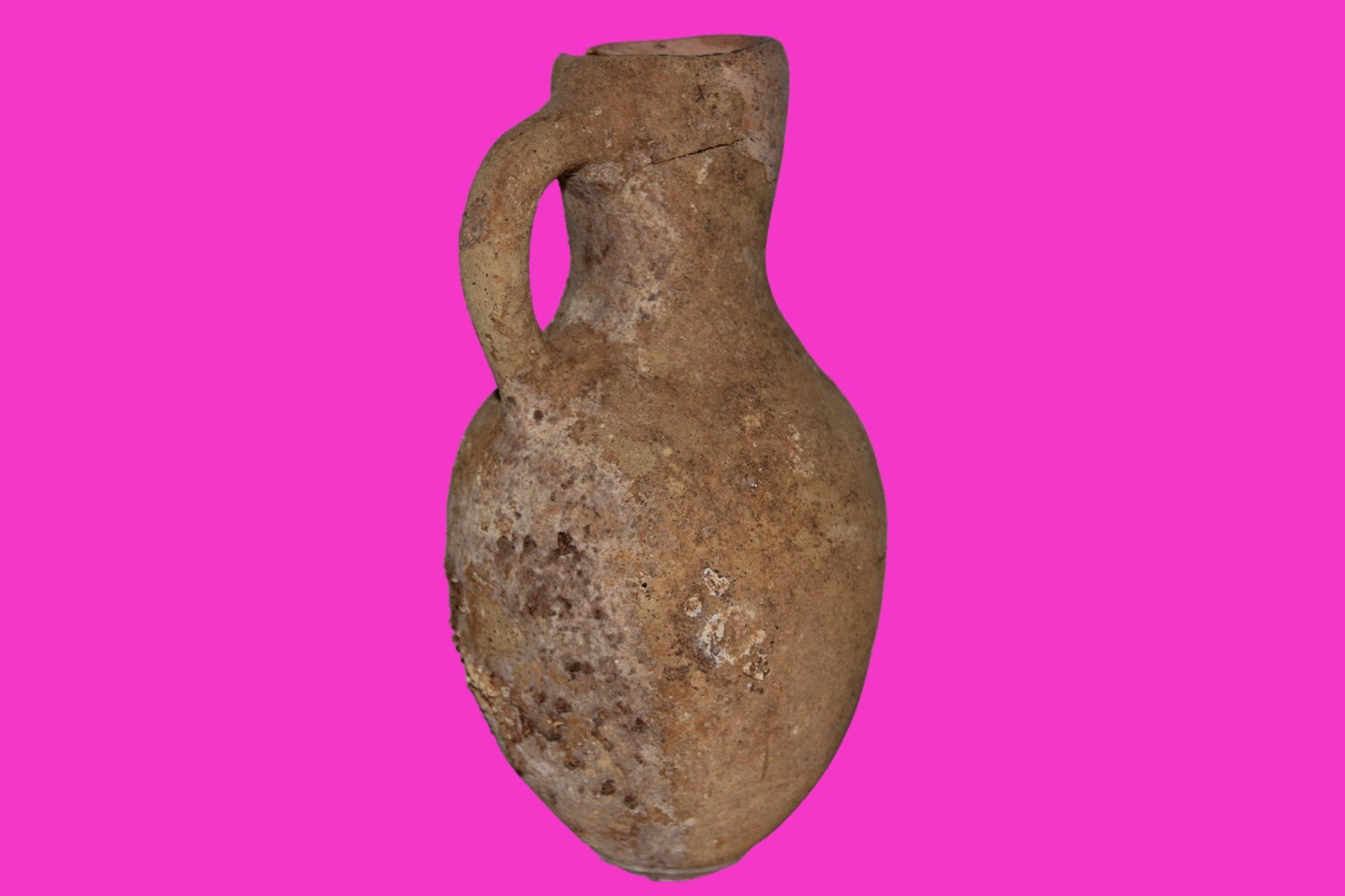 Ancient Holy Land Artifact King David Era Jug Land of Jesus Christ 1000 BC COA 8