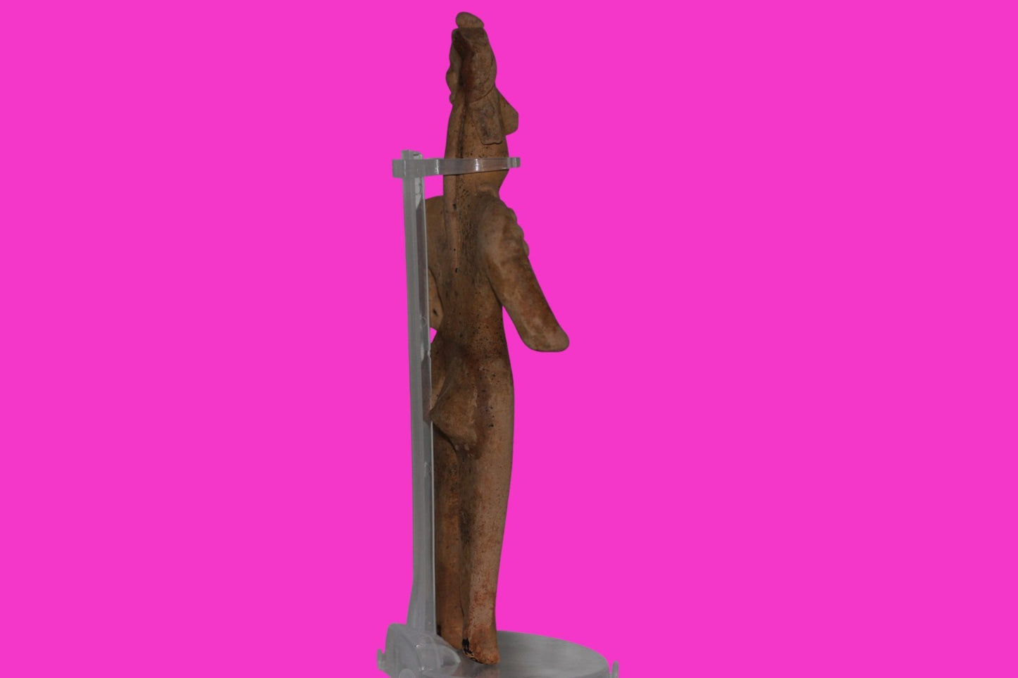 Pre Columbian Artifact BIG Female Shaman Tomb Figure Colima Mexico 100BC COA 237