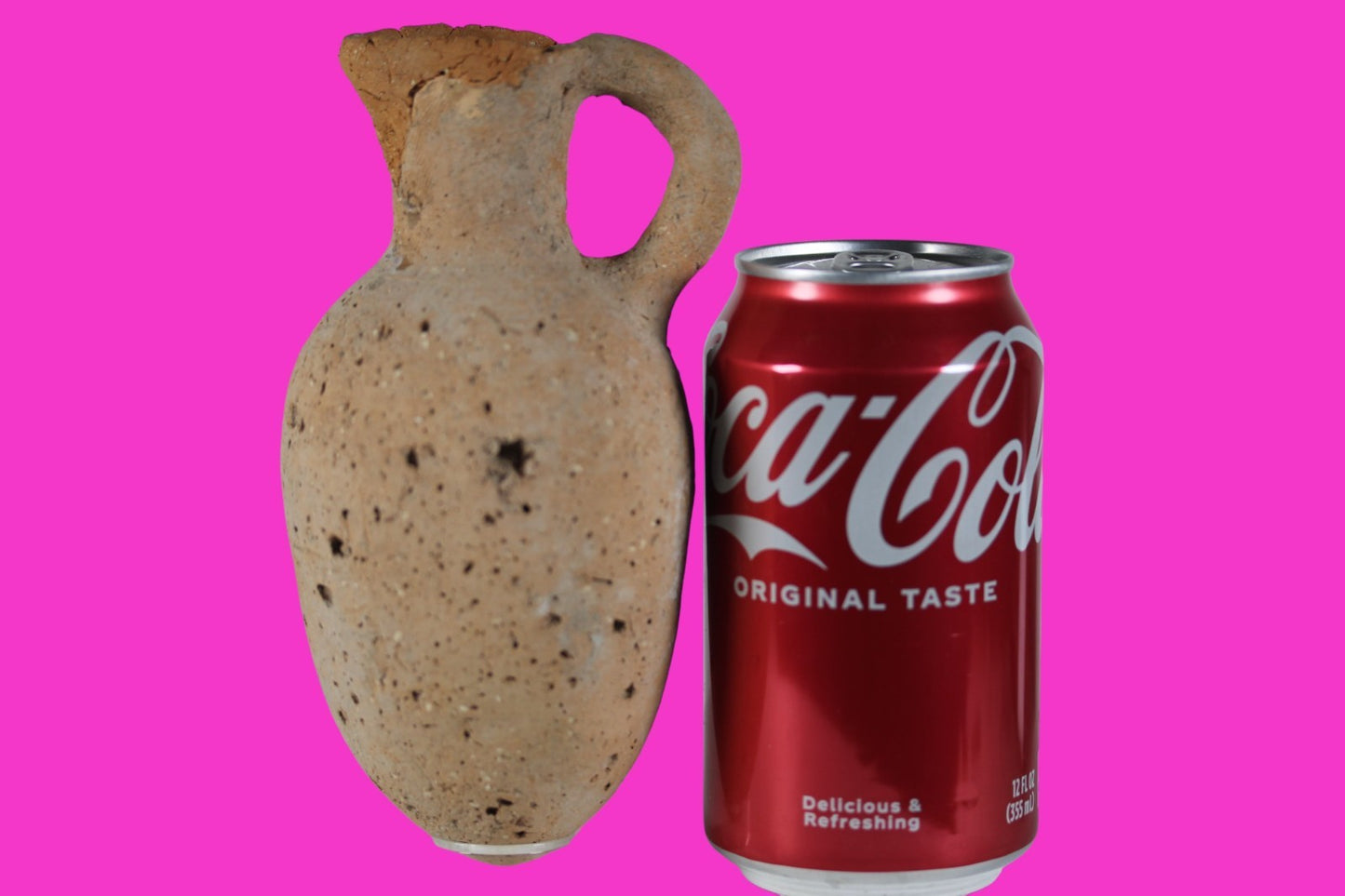 Time of Abraham Holy Land Artifact Ancient 4000 Year Old Jug 2000-1550 BC COA 45