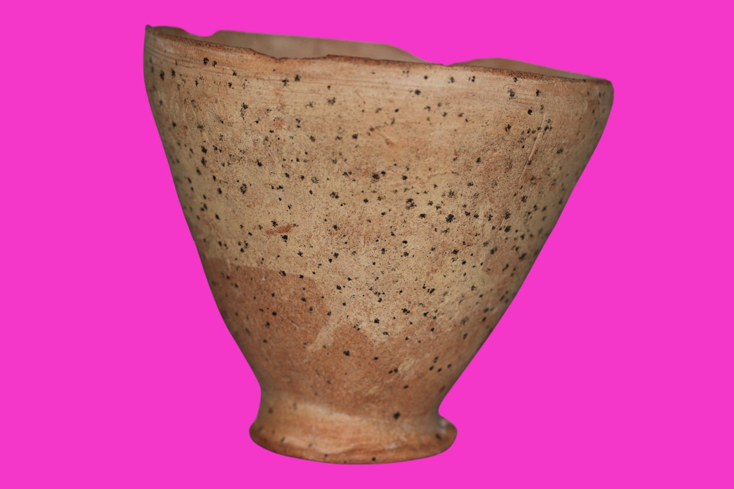 Time of Abraham Holy Land Artifact Ancient 4000 Year Old Cup  2000 BC COA J143