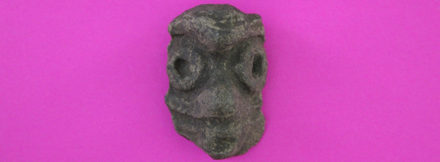 Puerto Rico Taino Pre Columbian Pottery Artifact FREE Display Case 1000AD COA 97