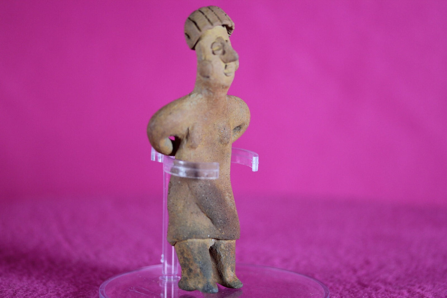 Pre Columbian Artifact Authentic Rare Grandma Tomb Figure Colima Mexico COA 143