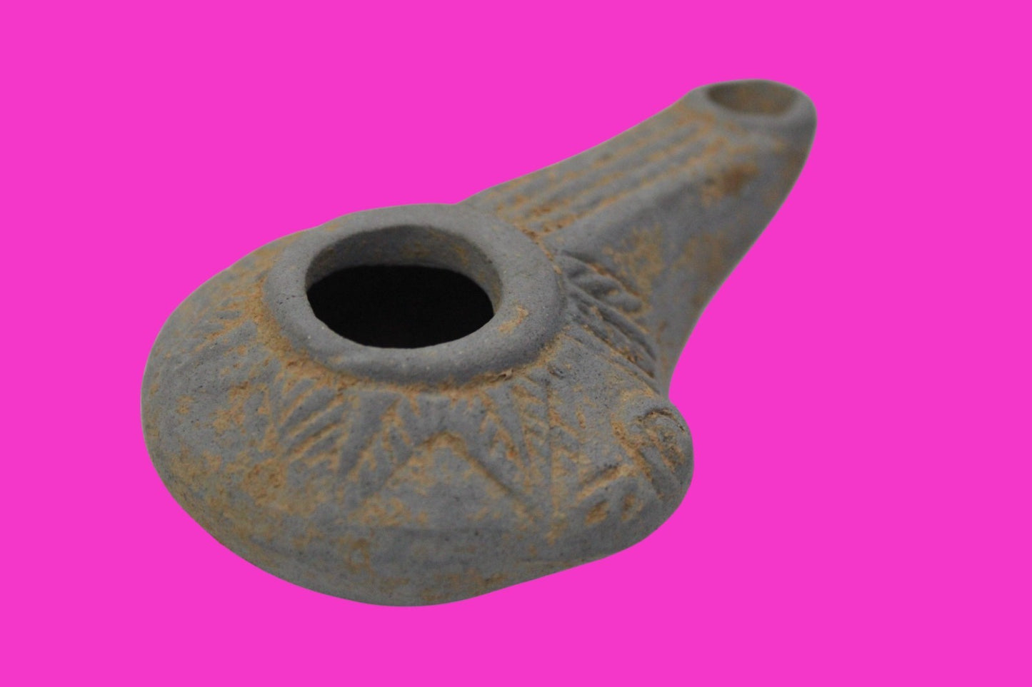 Ancient Holy Land Oil Lamp Artifact From Jesus Christ Home Land 100-500AD COA 68