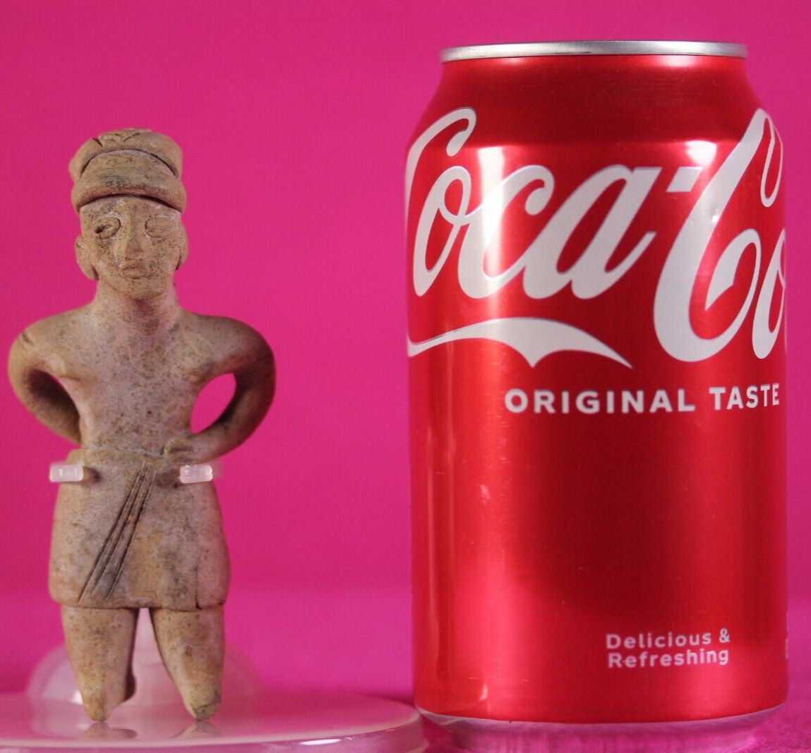 Pre Columbian Artifact Colima Figure Mexico 300BC-300AD Certified COA J62