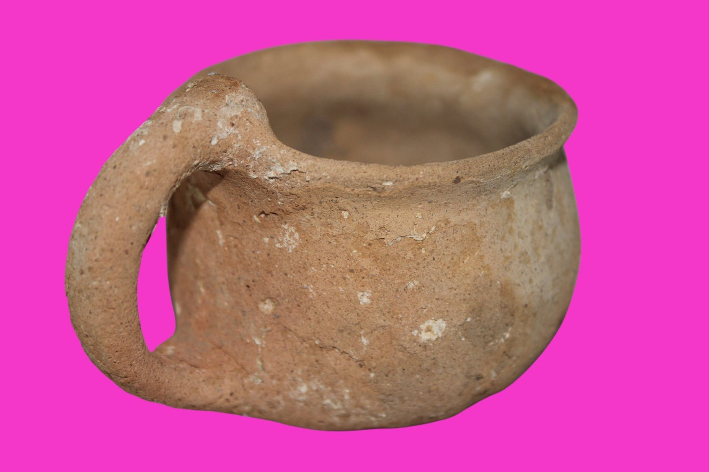 Time Of Abraham Holy Land Artifact Ancient 4000 Year Old Cup 2000 BC COA 23