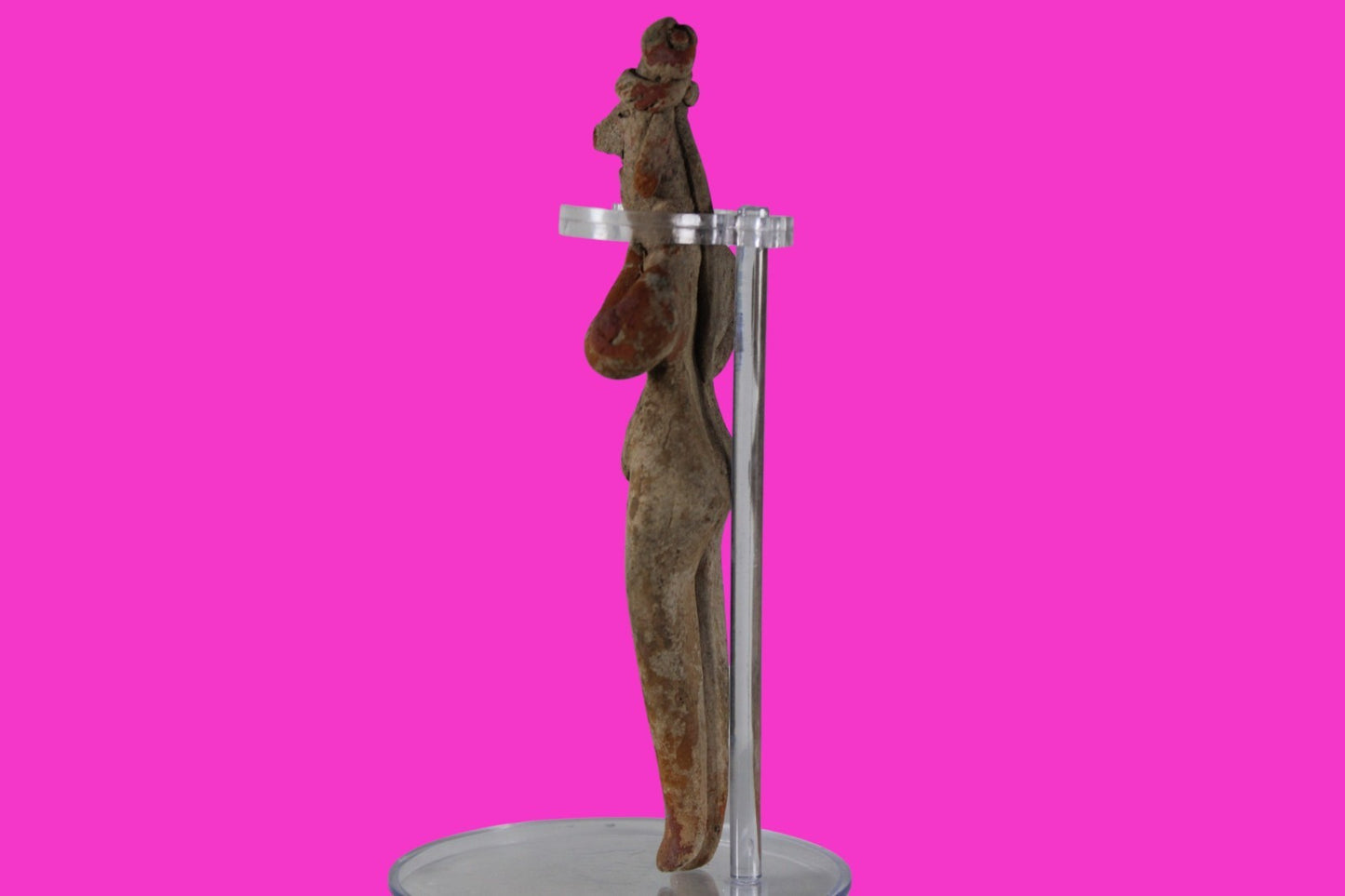 Pre Columbian Artifact 6 Inch Tall Shaft Tomb Figure Colima Mexico 100BC COA 285