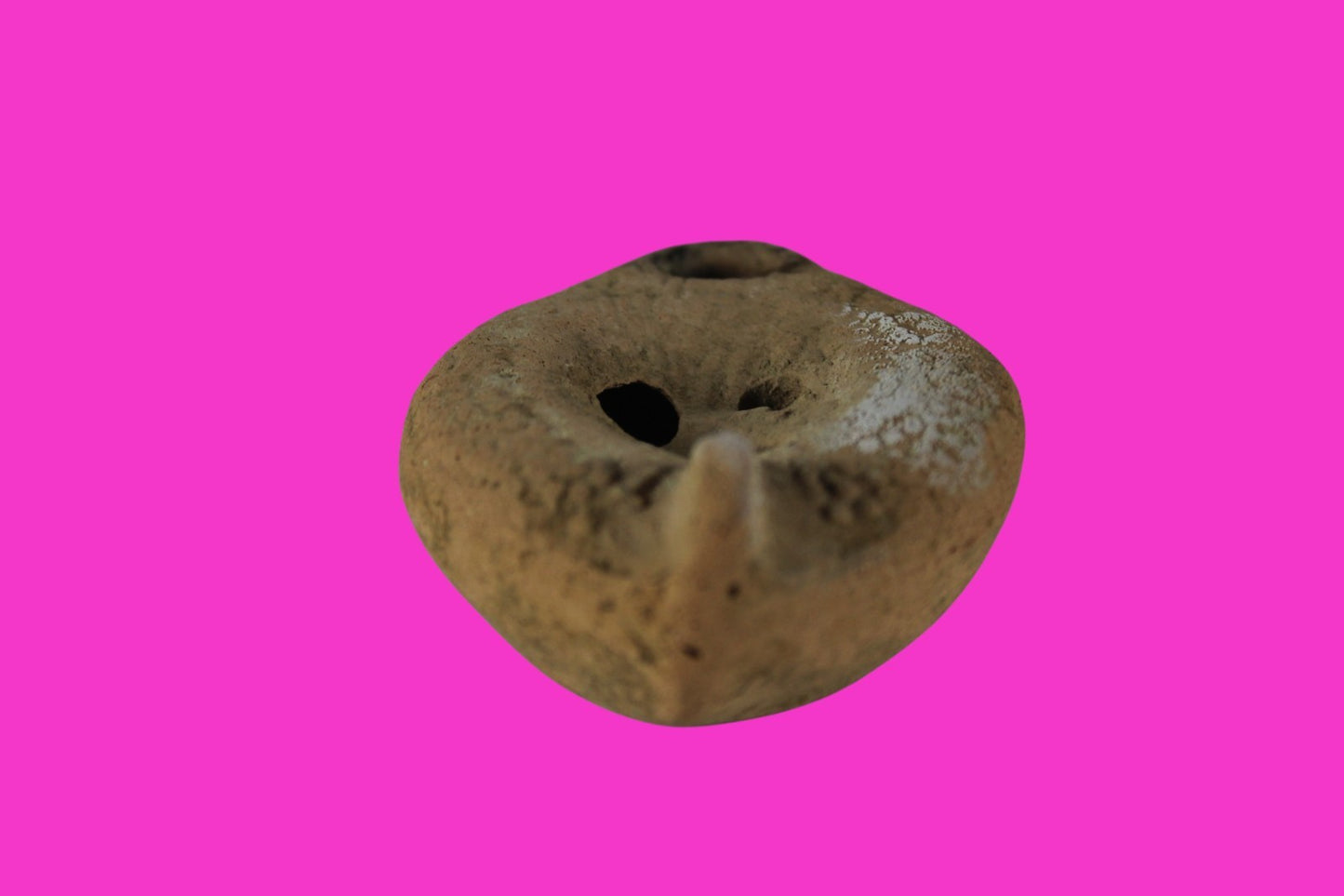 Ancient Holy Land Oil Lamp Artifact Jesus Christ Homeland 100BC-200AD COA 44