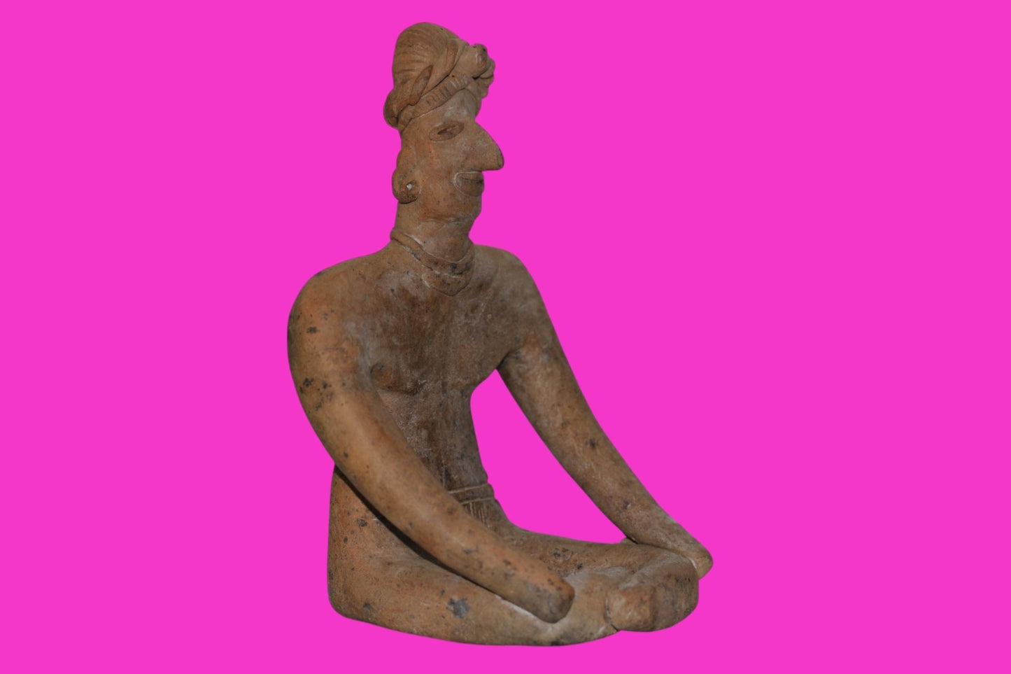 Pre Columbian Museum Quality Artifact Large Tomb Figure Colima Mexico COA 214