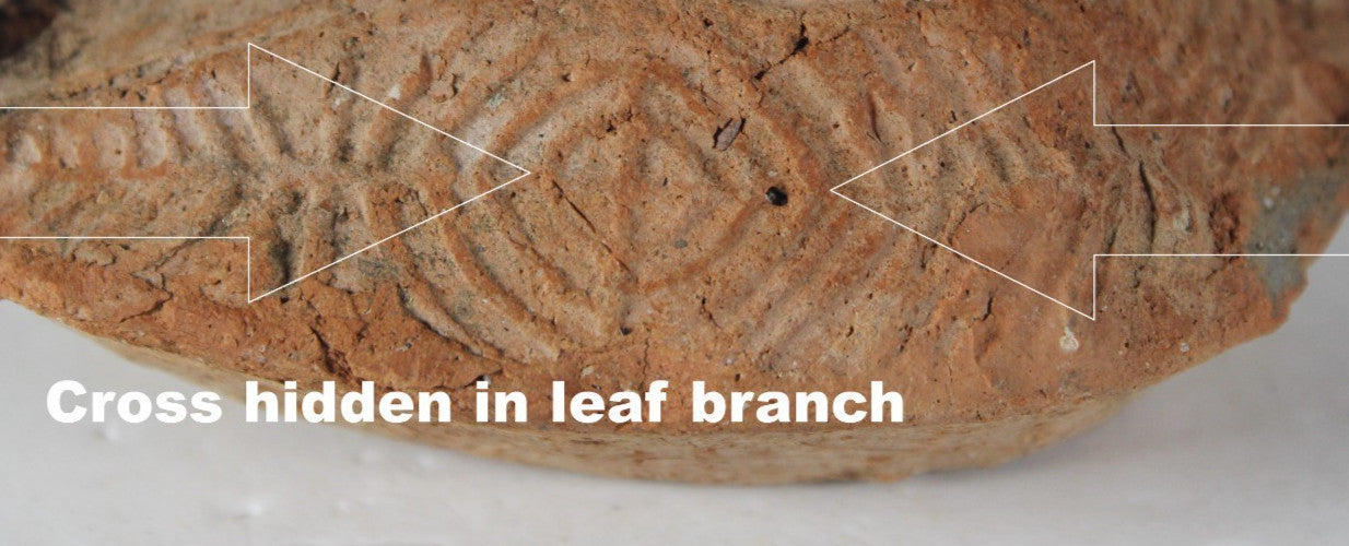 Oil Lamp Holy Land Ancient Artifact Jesus Christ Home Israel 300-600 AD COA 114