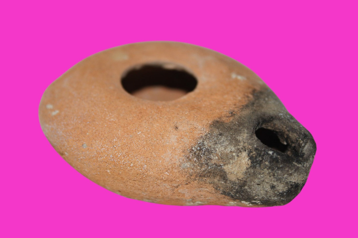 Ancient Holy Land Oil Lamp Artifact Jesus Christ Home Land 100BC-100AD COA 49