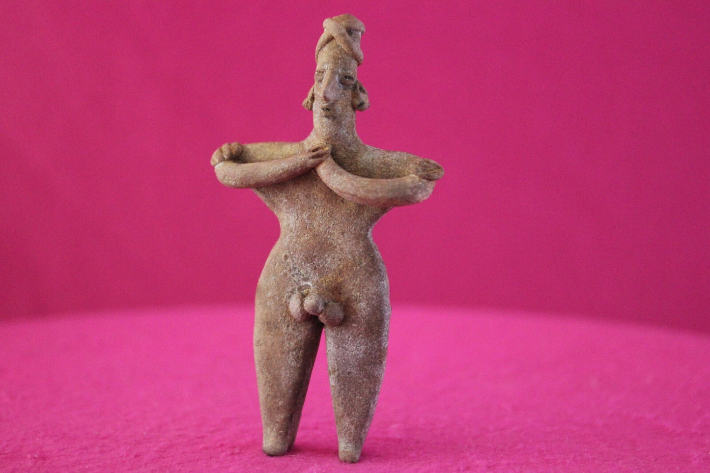 Pre Columbian Artifact Authentic Tomb Figure Colima Mexico 100 BC-250 AD COA 174