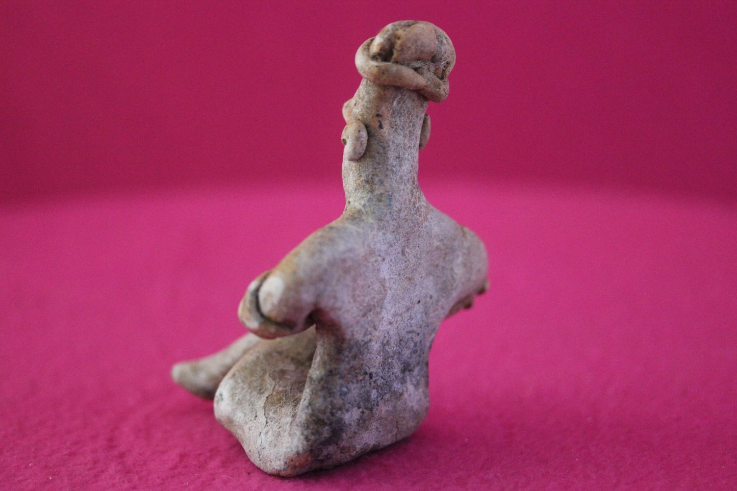 Pre Columbian Artifact Authentic Rare Seated Tomb Figure Colima Mexico COA 188